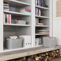 Curver 28L Grey Basket 12 Curver 28L Grey Basket -Dunelm Sales Store 30300622 alt05