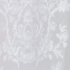 Dorma Winchester White Slot Top Single Voile Panel -Dunelm Sales Store 30413471 alt02