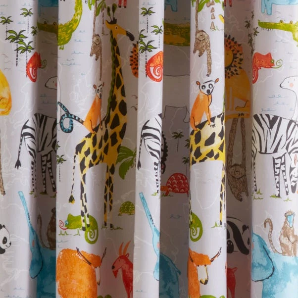 Dunelm Grey My World Thermal Blackout Eyelet Curtains 5 Dunelm Grey My World Thermal Blackout Eyelet Curtains - Image 3