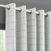 Dunelm Luna Brushed Check Dove Grey Blackout Eyelet Curtains 2 Dunelm Luna Brushed Check Dove Grey Blackout Eyelet Curtains -Dunelm Sales Store 30430710