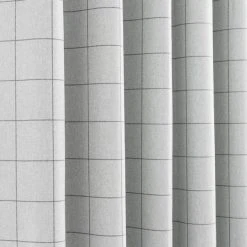 Dunelm Luna Brushed Check Dove Grey Blackout Eyelet Curtains 9 Dunelm Luna Brushed Check Dove Grey Blackout Eyelet Curtains -Dunelm Sales Store 30430710 alt02