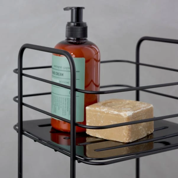 Elements 4 Tier Black Wire Storage Caddy 4 Elements 4 Tier Black Wire Storage Caddy - Image 2