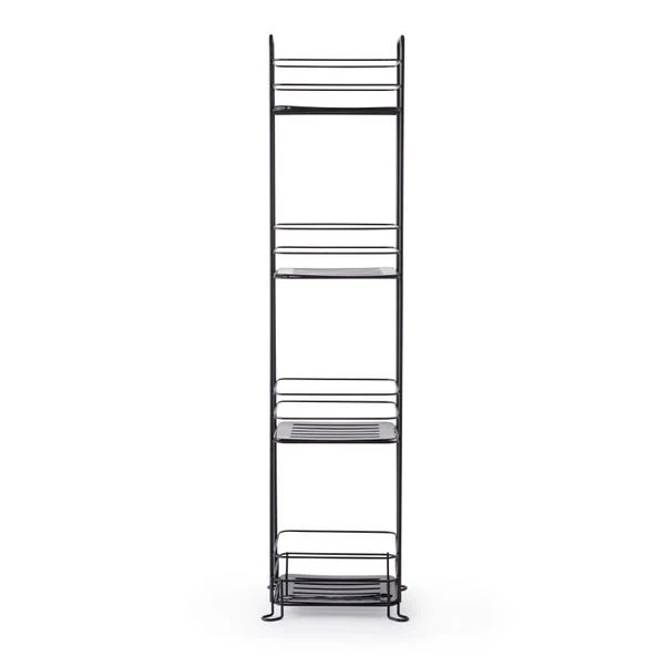 Elements 4 Tier Black Wire Storage Caddy 6 Elements 4 Tier Black Wire Storage Caddy - Image 4