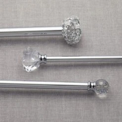 Dunelm Spectrum Extendable Chrome Curtain Pole Dia. 16/19mm 6 Dunelm Spectrum Extendable Chrome Curtain Pole Dia. 16/19mm -Dunelm Sales Store 30466087 alt08