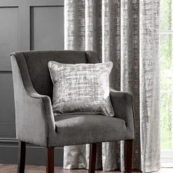 Dunelm Romano Silver Velour Eyelet Curtains 10 Dunelm Romano Silver Velour Eyelet Curtains -Dunelm Sales Store 30563279 alt07