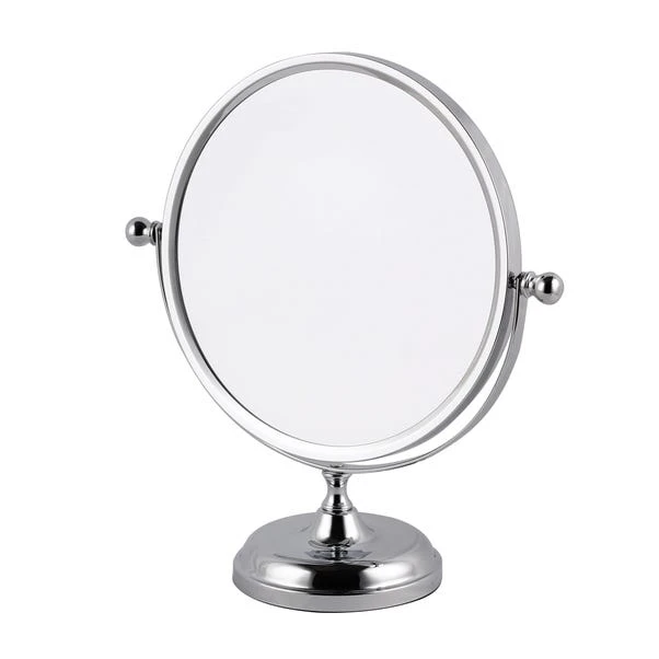 Dunelm Oversized Round Chrome Mirror, 25cm 3 Dunelm Oversized Round Chrome Mirror, 25cm