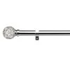 Dunelm Sphere Chrome Eyelet Curtain Pole Dia. 28mm 1 Dunelm Sphere Chrome Eyelet Curtain Pole Dia. 28mm -Dunelm Sales Store 30566981