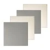 Dunelm Set Of 4 Cream & Grey Reversible Square Placemats -Dunelm Sales Store 30572576