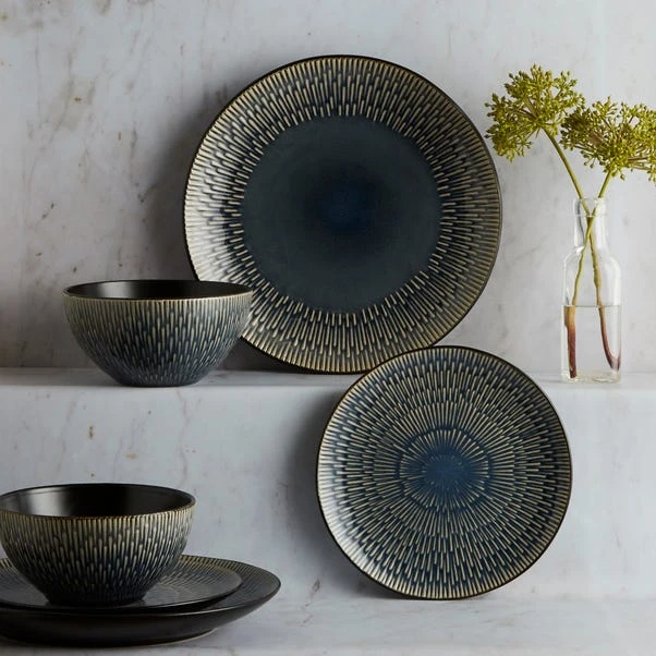 Dunelm Zen Reactive Glaze 12 Piece Dinner Set 3 Dunelm Zen Reactive Glaze 12 Piece Dinner Set