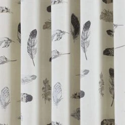 Fusion Idaho Charcoal Feather Eyelet Curtains 8 Fusion Idaho Charcoal Feather Eyelet Curtains -Dunelm Sales Store 30583761 alt02