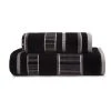 Dunelm Sheared Stripe Black Towel 1 Dunelm Sheared Stripe Black Towel -Dunelm Sales Store 30608231