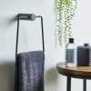 Elements Matt Black Towel Ring 2 Elements Matt Black Towel Ring -Dunelm Sales Store 30608604