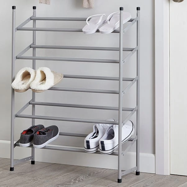 Dunelm 5 Tier Extendable Shoe Rack 3 Dunelm 5 Tier Extendable Shoe Rack