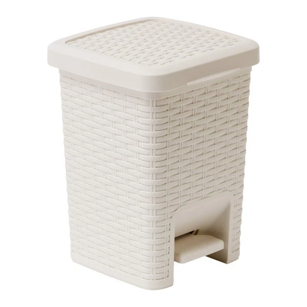 Addis Rattan Natural Pedal Bin 3 Addis Rattan Natural Pedal Bin
