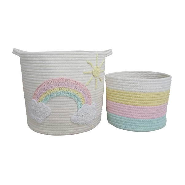 Dunelm Unicorn Dreams Pack Of 2 Storage Baskets 3 Dunelm Unicorn Dreams Pack Of 2 Storage Baskets