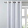 Dunelm Luna Brushed White Blackout Eyelet Curtains 1 Dunelm Luna Brushed White Blackout Eyelet Curtains -Dunelm Sales Store 30616417