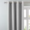 Dunelm Nova Silver Blackout Eyelet Curtains -Dunelm Sales Store 30618237