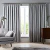 Luxury Collection Parker Grey Chenille Pencil Pleat Curtains 1 Luxury Collection Parker Grey Chenille Pencil Pleat Curtains -Dunelm Sales Store 30622581