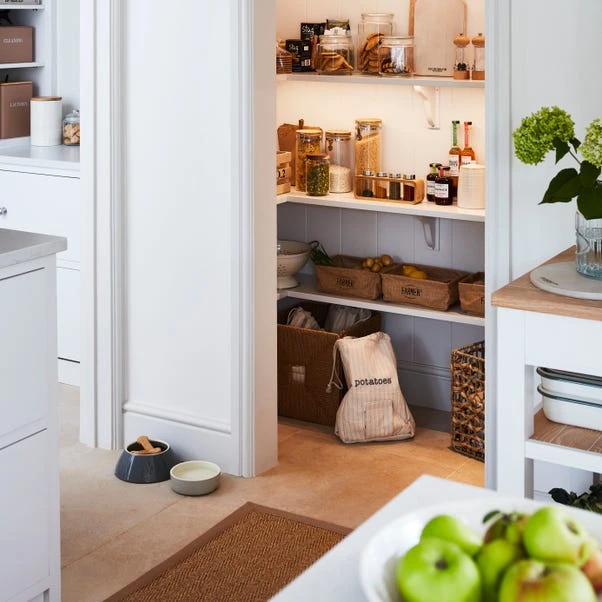 Dunelm Country Fayre Hessian Large Basket 5 Dunelm Country Fayre Hessian Large Basket - Image 3