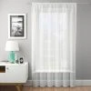 Dunelm Dotty White Slot Top Single Voile Panel -Dunelm Sales Store 30629967
