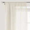 Dunelm Boucle Cream Slot Top Voile Panel 1 Dunelm Boucle Cream Slot Top Voile Panel -Dunelm Sales Store 30629969