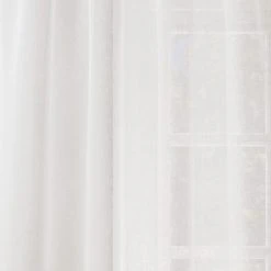 Dunelm Boucle White Tape Top Single Voile Panel -Dunelm Sales Store 30629972 alt02