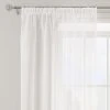 Dunelm Sheer Elegance White Tape Top Single Voile Panel 1 Dunelm Sheer Elegance White Tape Top Single Voile Panel -Dunelm Sales Store 30629974