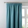 Dunelm Luna Teal Blackout Pencil Pleat Curtains 2 Dunelm Luna Teal Blackout Pencil Pleat Curtains -Dunelm Sales Store 30631905