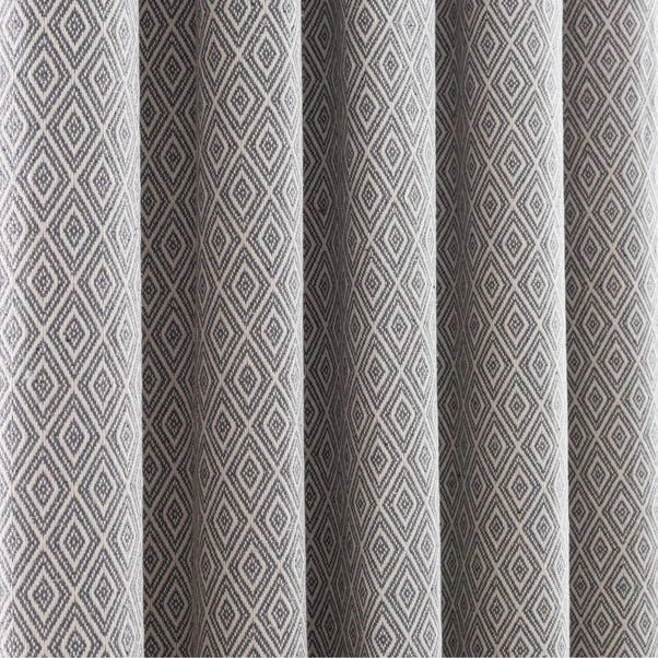 Dunelm Oslo Grey Pencil Pleat Curtains 5 Dunelm Oslo Grey Pencil Pleat Curtains - Image 3
