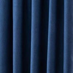 Dunelm Luna Brushed Navy Blackout Pencil Pleat Curtains 9 Dunelm Luna Brushed Navy Blackout Pencil Pleat Curtains -Dunelm Sales Store 30631933 alt02