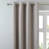 Dunelm Luna Brushed Taupe Blackout Eyelet Curtains -Dunelm Sales Store 30633195