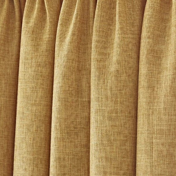 Dunelm Vermont Mustard Pencil Pleat Curtains 5 Dunelm Vermont Mustard Pencil Pleat Curtains - Image 3
