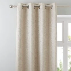 Dunelm Richmond Champagne Eyelet Curtains