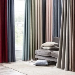 Dunelm Luna Brushed Dove Grey Blackout Eyelet Curtains 11 Dunelm Luna Brushed Dove Grey Blackout Eyelet Curtains -Dunelm Sales Store 30634845 alt03