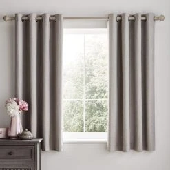 Dunelm Luna Brushed Dove Grey Blackout Eyelet Curtains 12 Dunelm Luna Brushed Dove Grey Blackout Eyelet Curtains -Dunelm Sales Store 30634845 alt05