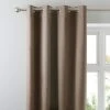 Dunelm Luna Brushed Mocha Blackout Eyelet Curtains -Dunelm Sales Store 30634854