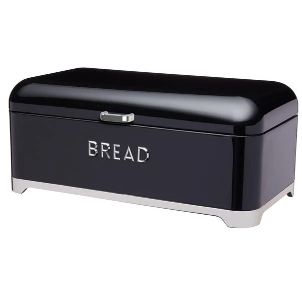 KitchenCraft Lovello Black Bread Bin 3 KitchenCraft Lovello Black Bread Bin