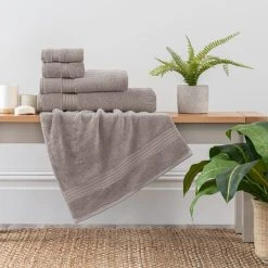 Dunelm Stone Egyptian Cotton Towel