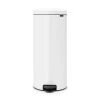 Brabantia NewIcon 30L White Pedal Bin -Dunelm Sales Store 30637633