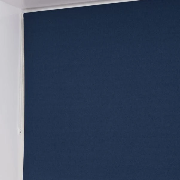 Dunelm Luna Navy Blackout Roller Blind 4 Dunelm Luna Navy Blackout Roller Blind - Image 2