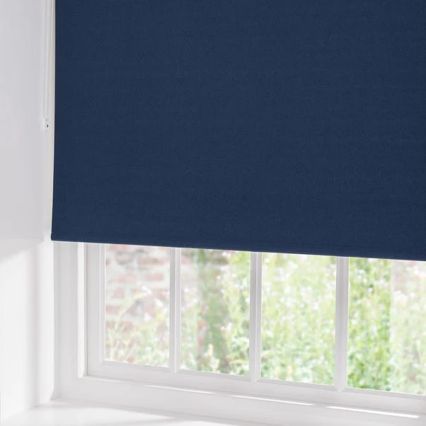 Dunelm Luna Navy Blackout Roller Blind 5 Dunelm Luna Navy Blackout Roller Blind - Image 3