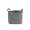 Dunelm Cotton Rope Grey Storage Basket 1 Dunelm Cotton Rope Grey Storage Basket -Dunelm Sales Store 30644851