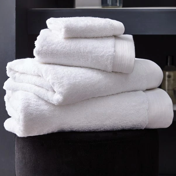 Hotel Pima Cotton White Towel 3 Hotel Pima Cotton White Towel