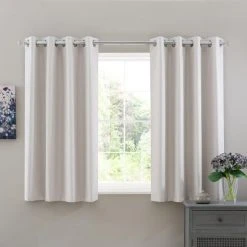 Dunelm Solar Ivory Blackout Eyelet Curtains 13 Dunelm Solar Ivory Blackout Eyelet Curtains -Dunelm Sales Store 30645488 alt05