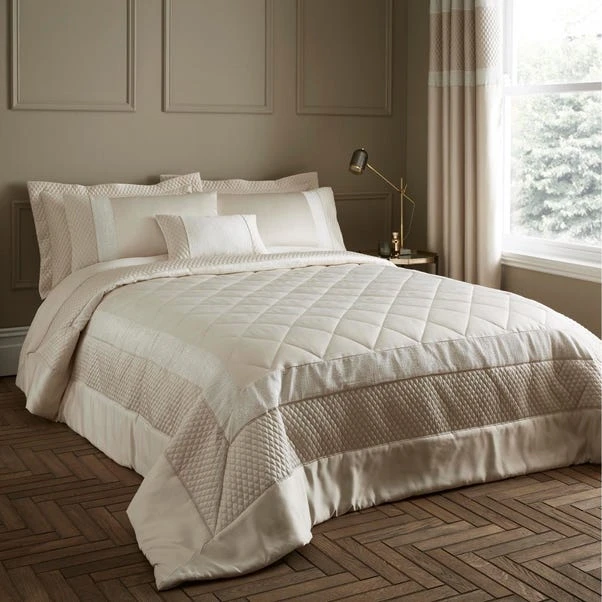 Dunelm Bardot Cream Blackout Eyelet Curtains 4 Dunelm Bardot Cream Blackout Eyelet Curtains - Image 2