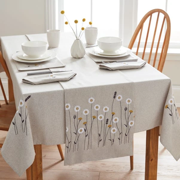 Dunelm Scandi Floral Tablecloth 3 Dunelm Scandi Floral Tablecloth