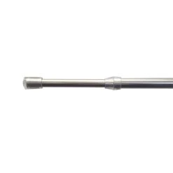 Dunelm Satin Silver Extendable Tension Rod