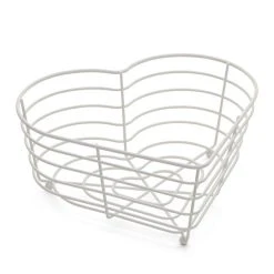 Dunelm Heart Wire Fruit Basket