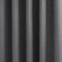 Dunelm Luna Brushed Charcoal Blackout Eyelet Door Curtain 9 Dunelm Luna Brushed Charcoal Blackout Eyelet Door Curtain -Dunelm Sales Store 30648973 alt02
