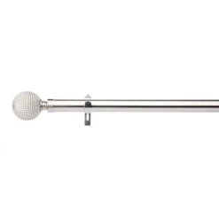 Dunelm Studded Ball Satin Steel Eyelet Curtain Pole Dia. 28mm 7 Dunelm Studded Ball Satin Steel Eyelet Curtain Pole Dia. 28mm -Dunelm Sales Store 30649272 alt01